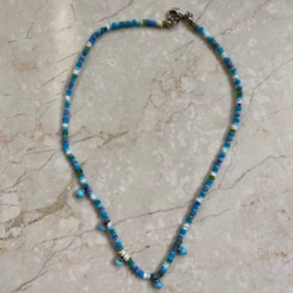 Blue Beachy Necklace